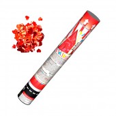 Пневмохлопушка 30 см, сердечки - Купить конфетти в Туле | серпантин - хлопушки